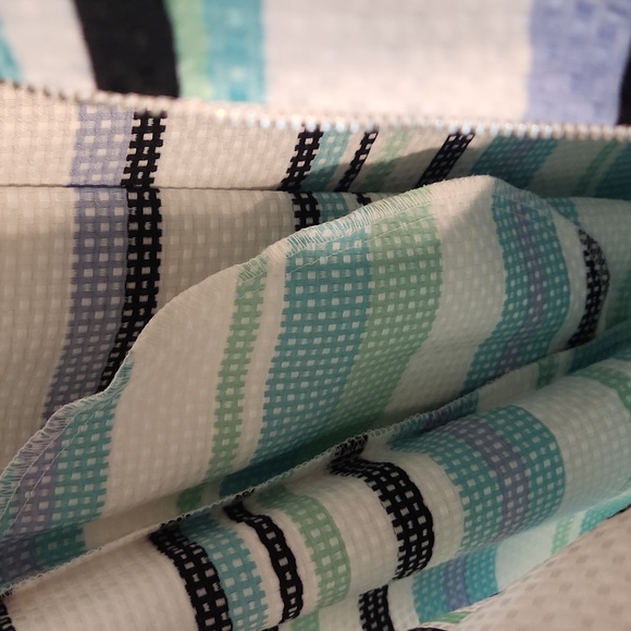 Danny And Nicole Chevron Striped Sleeveless Dress SZ 18W NWT POCKETS! - Picture 9 of 10